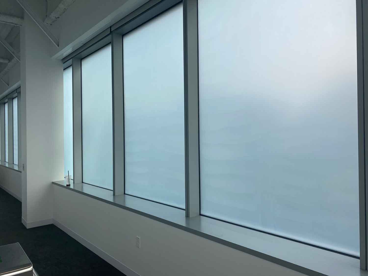 The ClimatePro team transformed this Sunnyvale, CA office with 3M Privacy Window Tint.