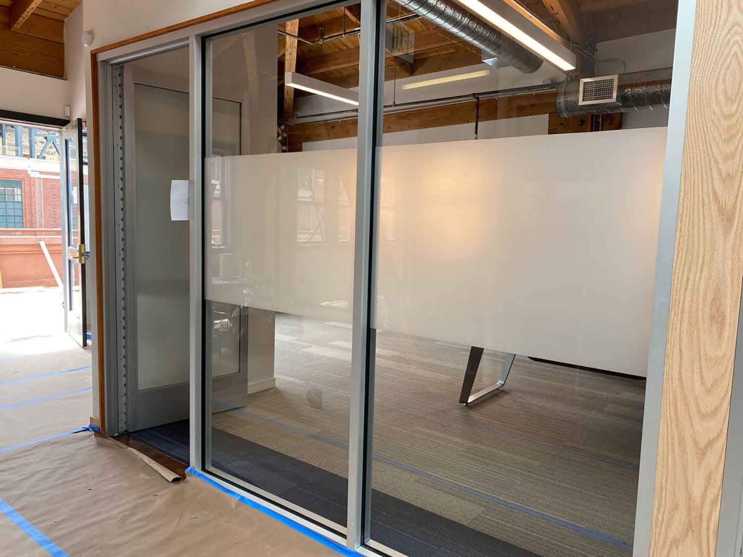 Decorative Privacy Window Tint For A San Francisco Office