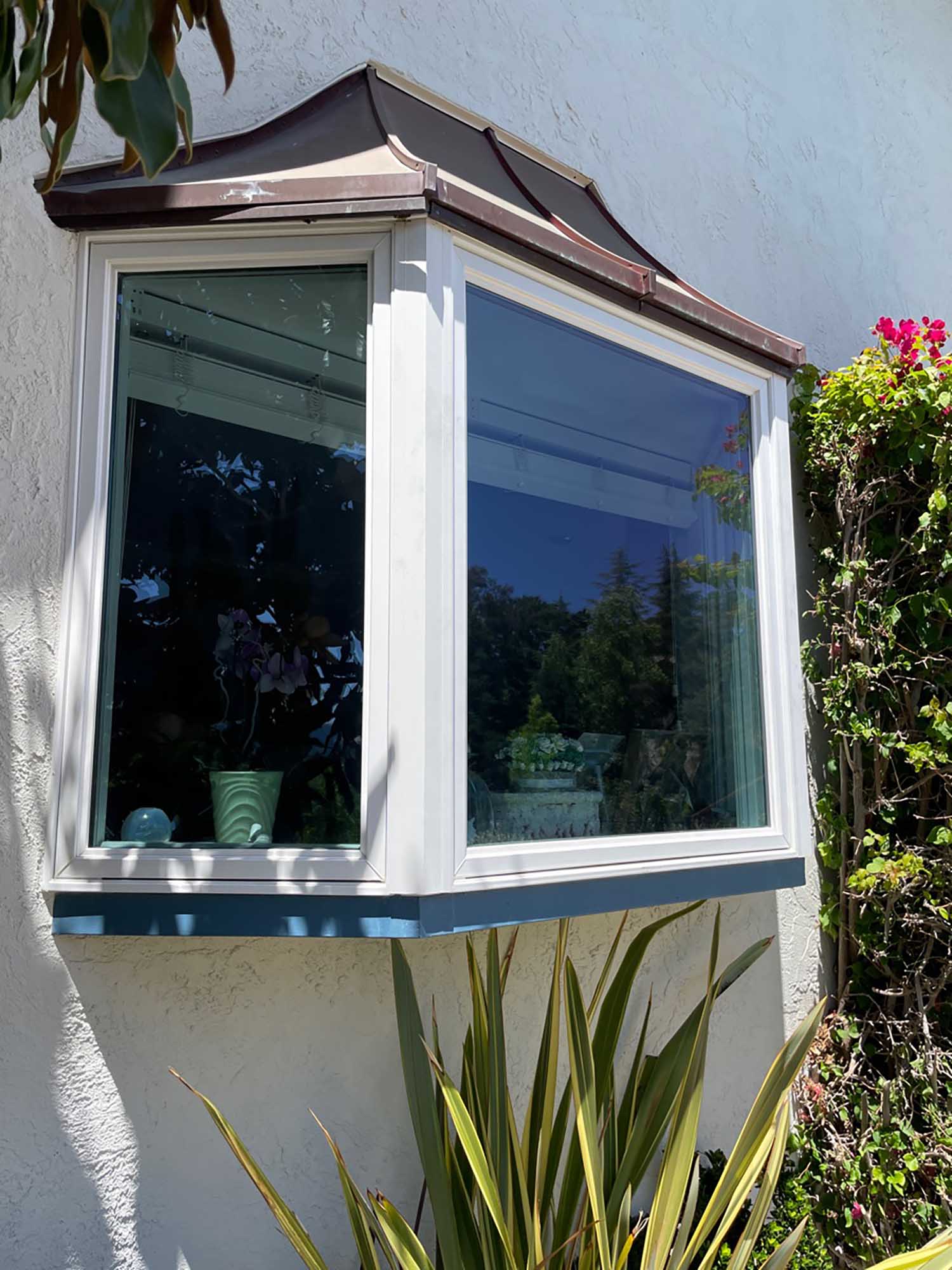 3M Prestige Exterior Window Film Installed On The Outside: Alamo, CA. Installed by ClimatePro.
