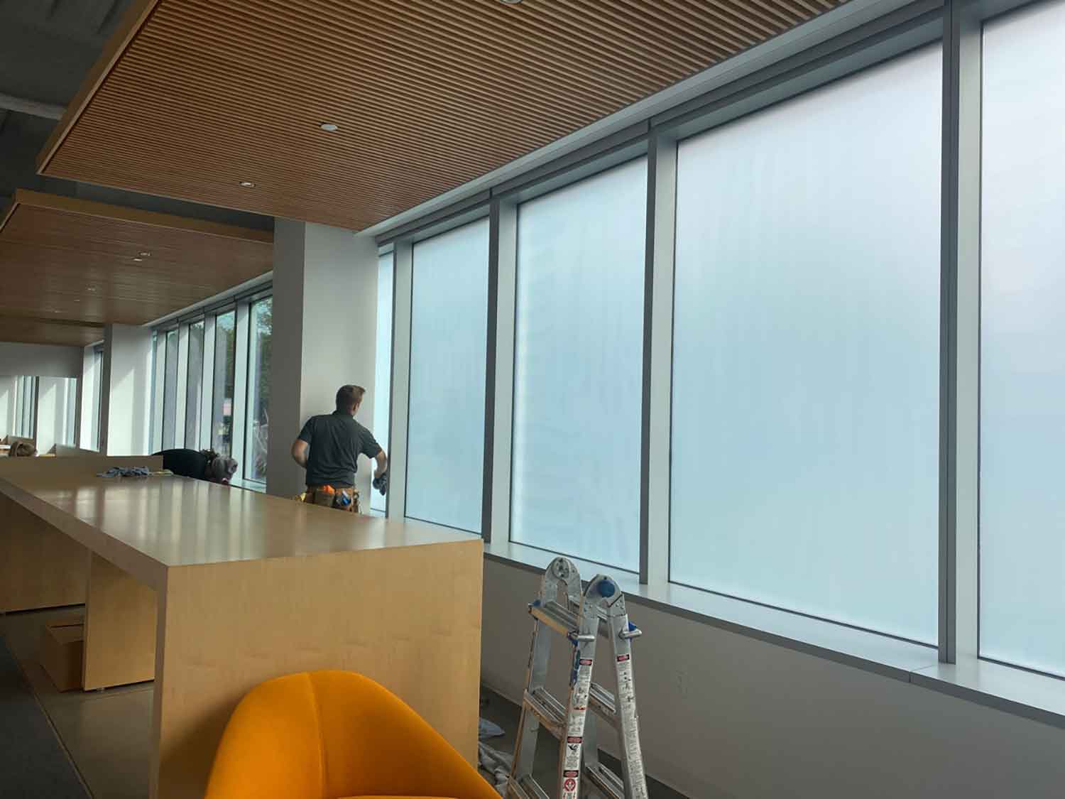 The ClimatePro team transformed this Sunnyvale, CA office with 3M Privacy Window Tint.