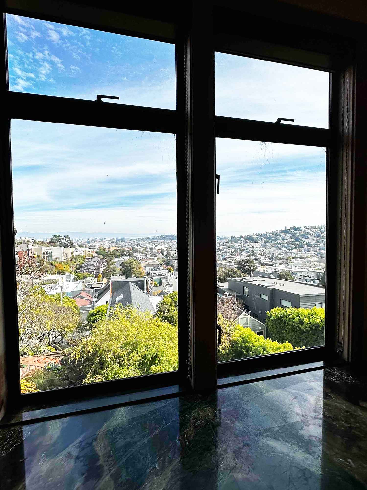 Can window film protect art from fading? Yes it can! We added window film to this art lover's home in San Francisco, CA.