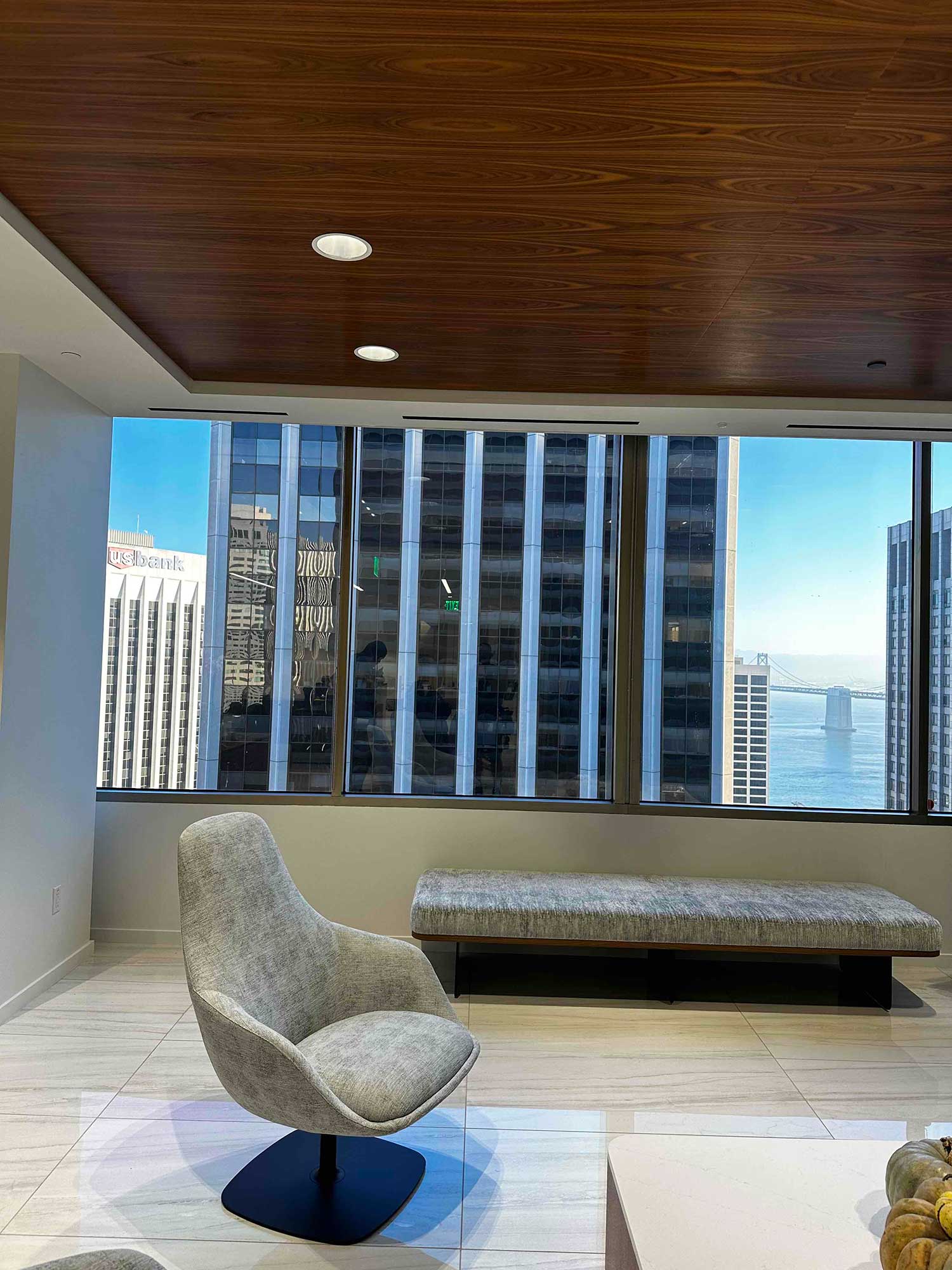CliimatePro installs window tint in an office in San Francisco. Window film reduces glare, UV rays, and eye strain. Get a free estimate today.