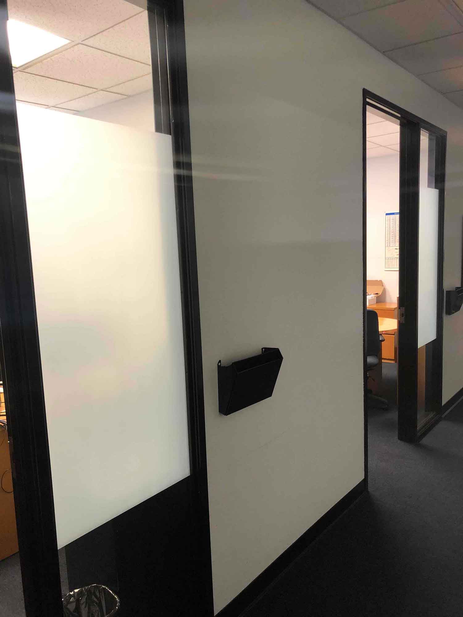 A Fremont, CA Office Gets More Privacy with Frosted Window Tint by ClimatePro