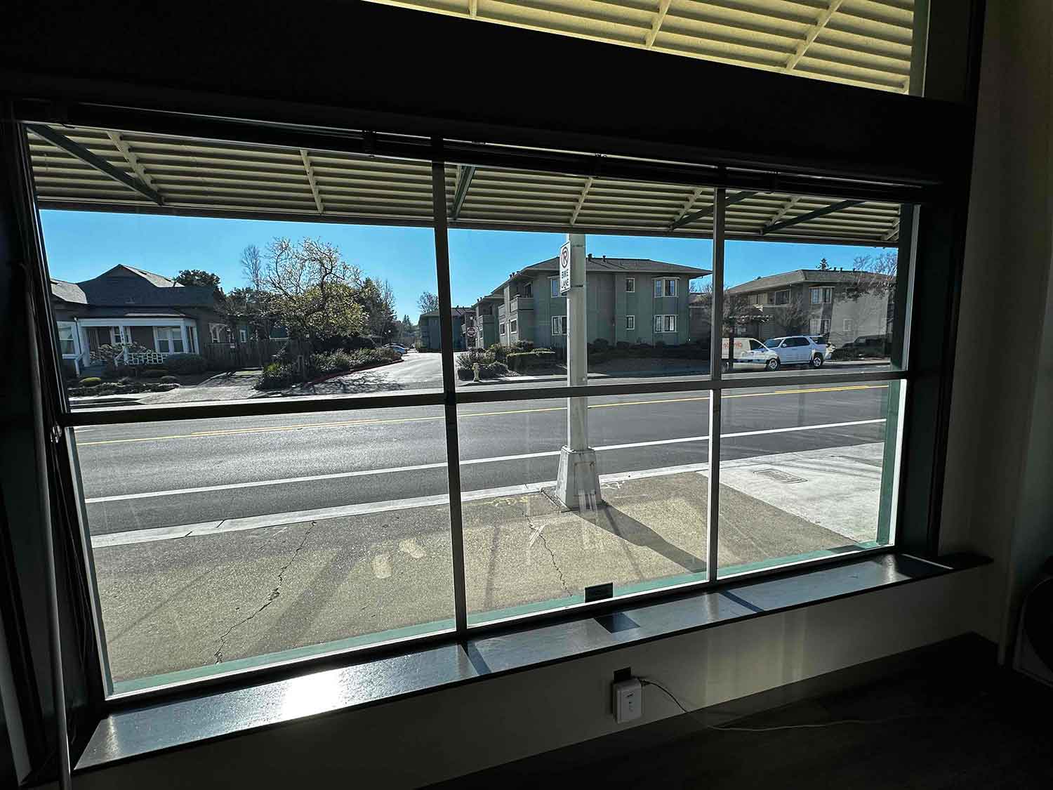  The ClimatePro team recently installed the cost-effective 3M Affinity Window Film on the windows in this office in Petaluma. 