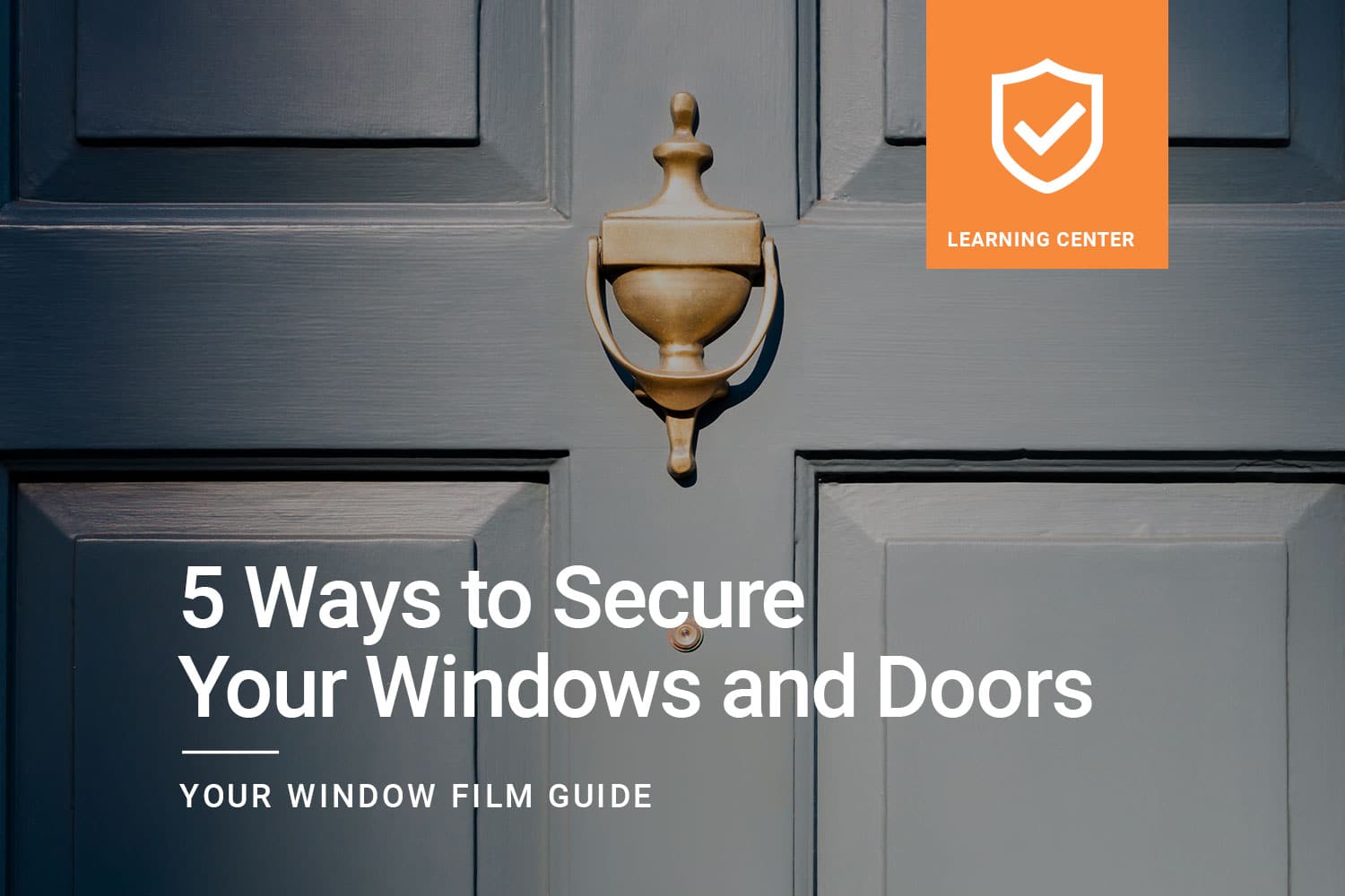 5 ways to make your windows and doors more secure. From ClimatePro.