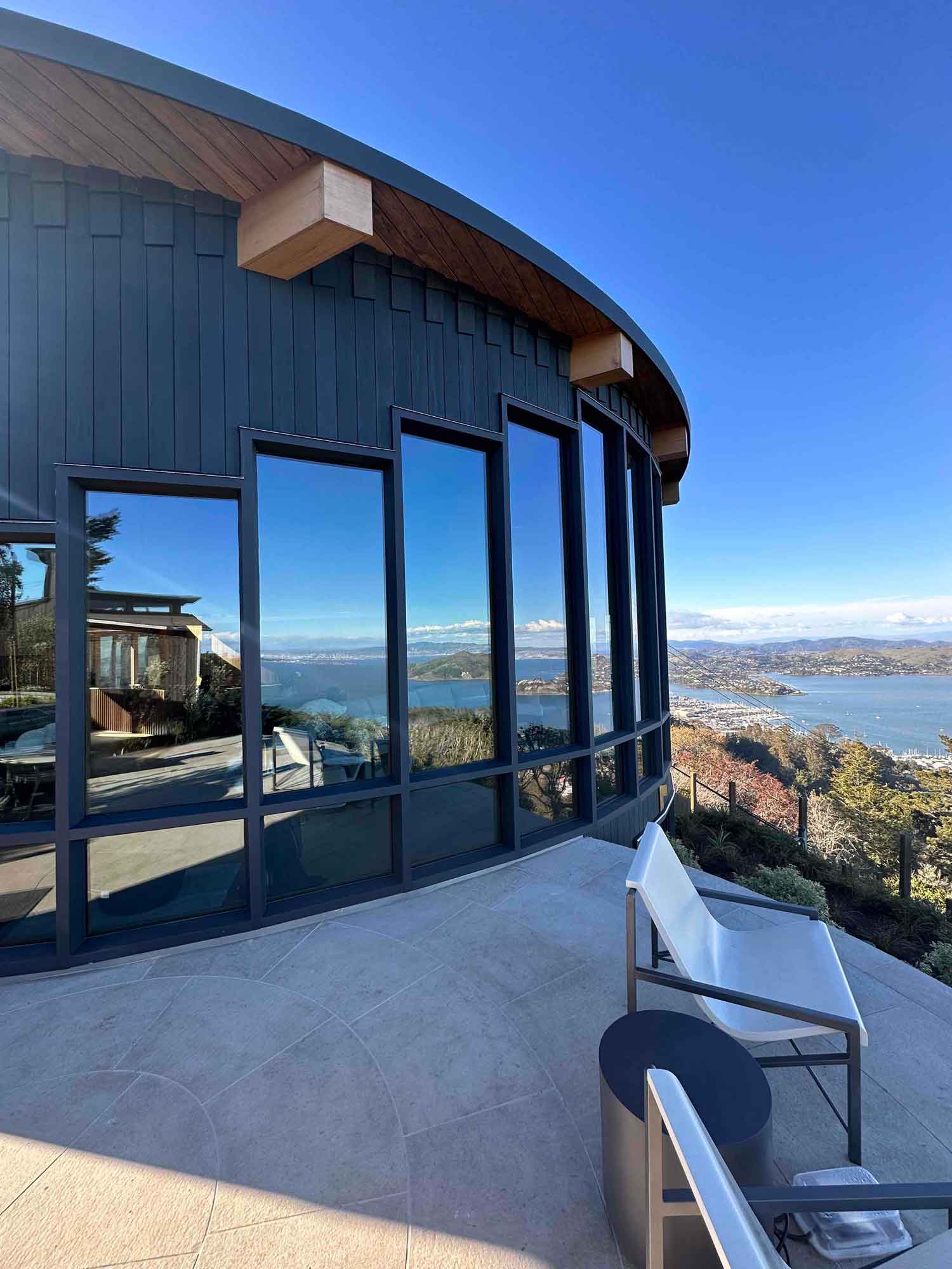 ClimatePro installs 3M Prestige Window Film on the windows of this home in Sausalito, CA. Now available all over the San Francisco Bay Area. Free Estimates.