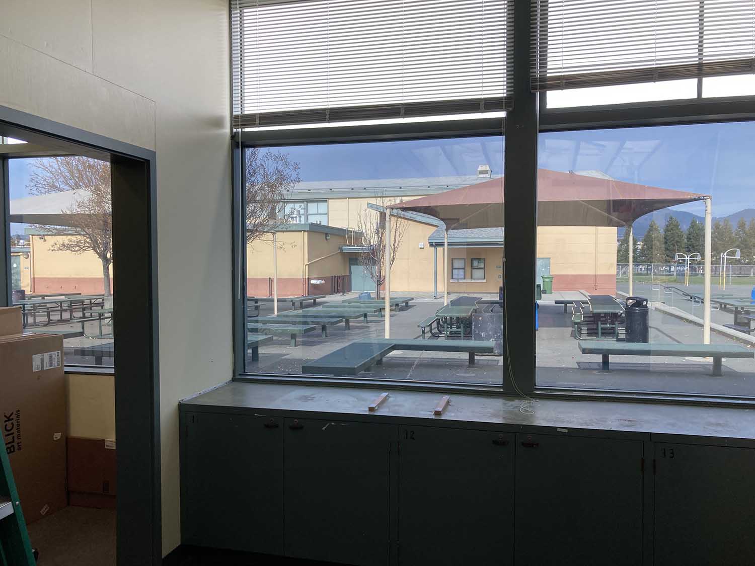 Window Film for a Middle School in San Rafael, CA, installed by ClimatePro, the San Francisco Bay Area Window Film Leader.
