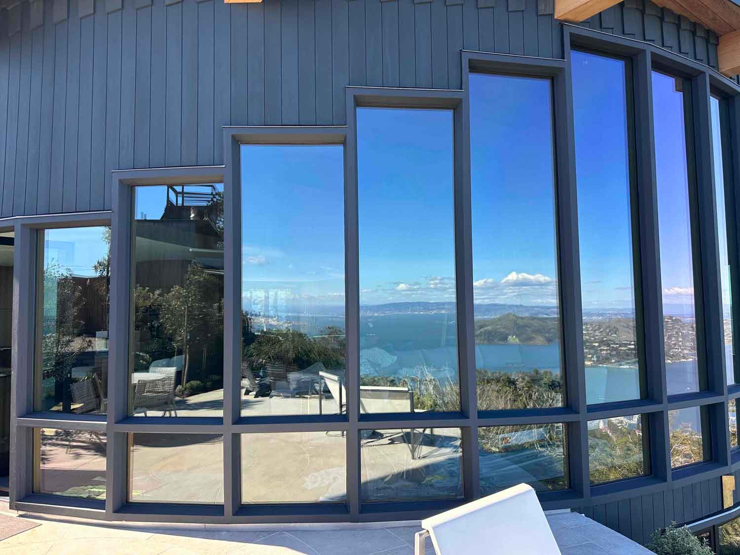 ClimatePro installs 3M Prestige Window Film on the windows of this home in Sausalito, CA. Now available all over the San Francisco Bay Area. Free Estimates.