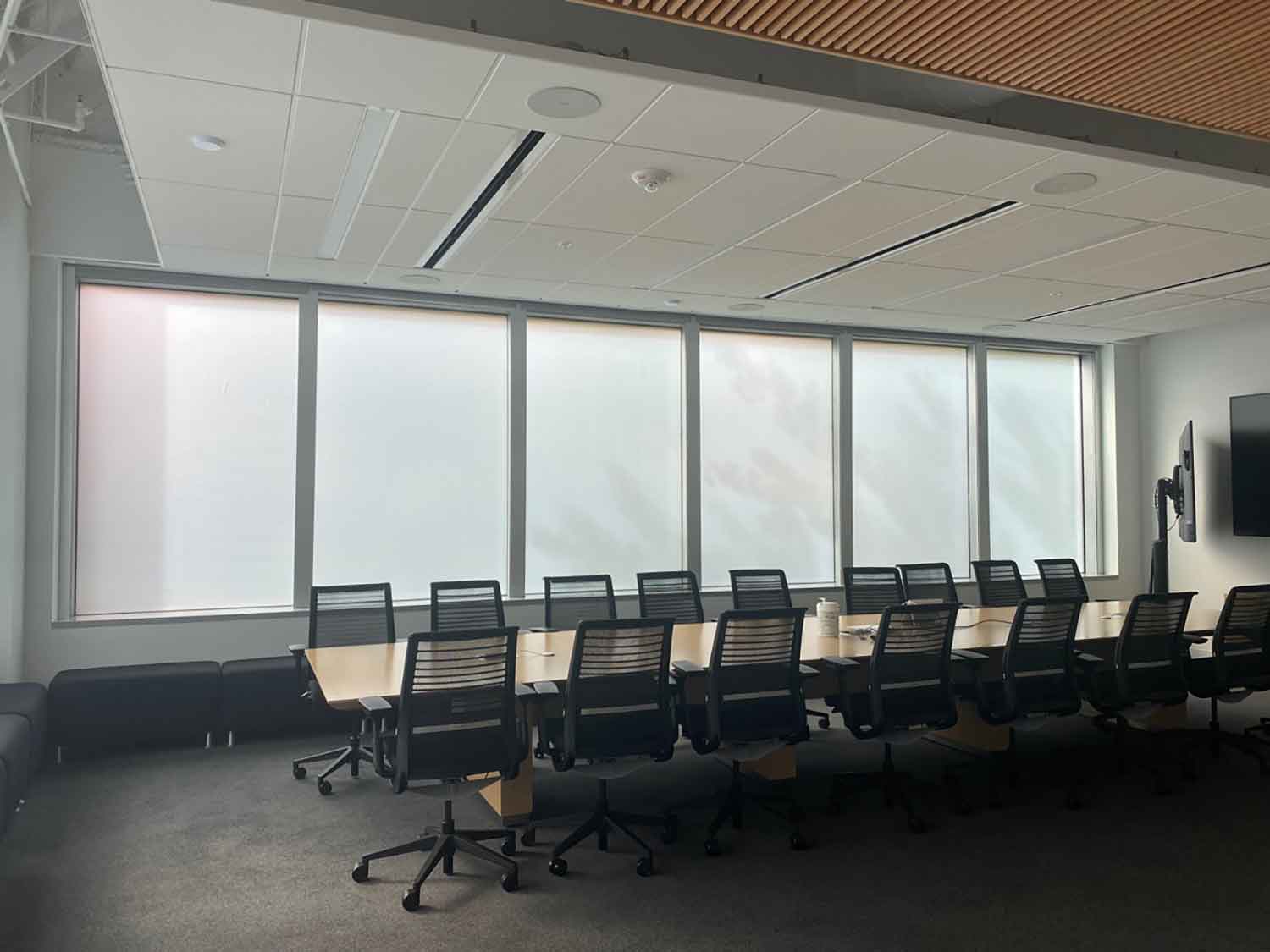 The ClimatePro team transformed this Sunnyvale, CA office with 3M Privacy Window Tint.