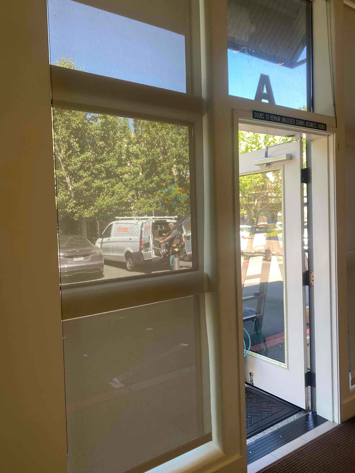 3M Affinity 30 window tint for a Cotati office.  Installed by ClimatePro.