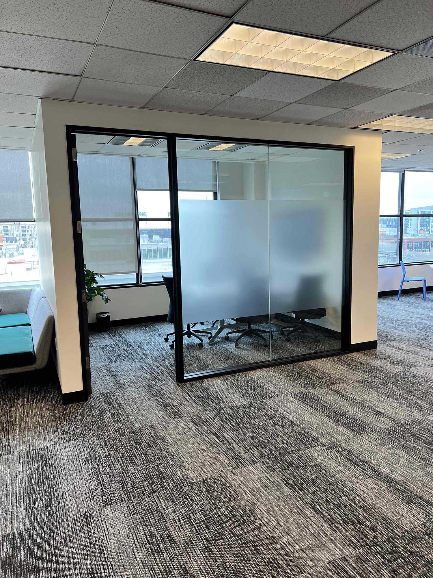 3M Privacy Window film for a San Francisco Office, installed by ClimatePro.