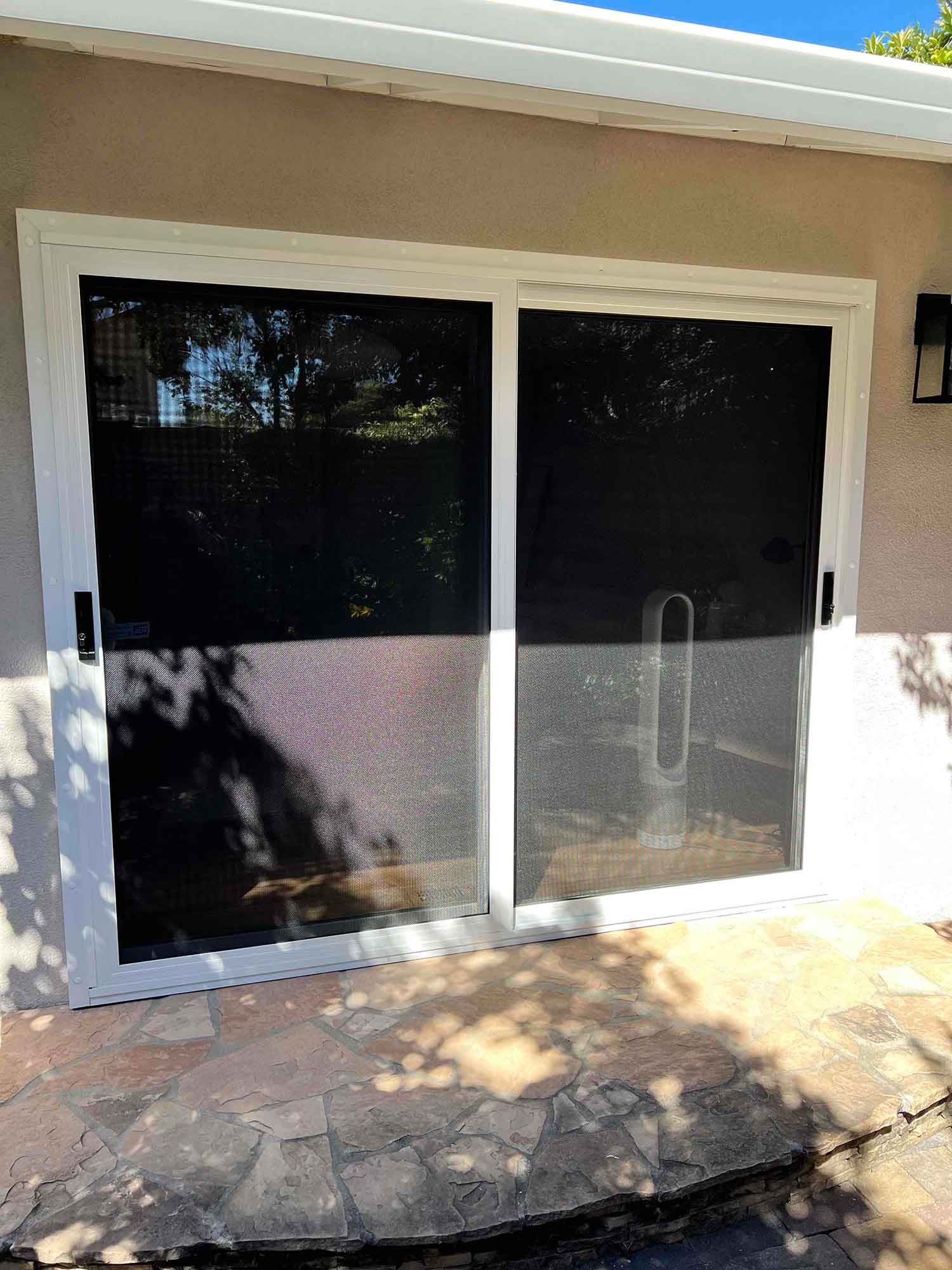 ClimatePro installed Crimsafe on this Sunnyvale, CA home.