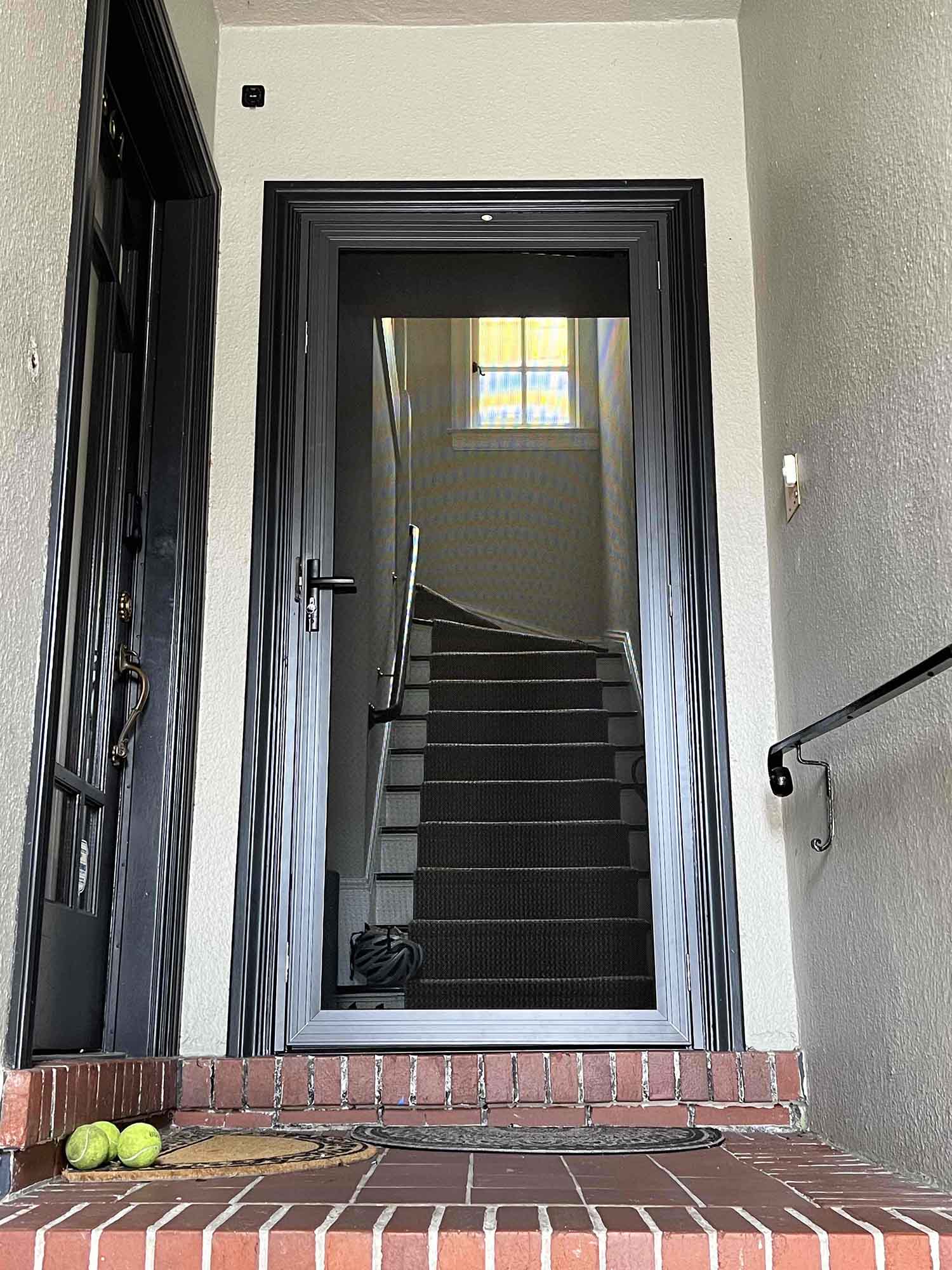 Secure Your San Francisco Bay Area Front Doors With Crimsafe. Installed by ClimatePro.