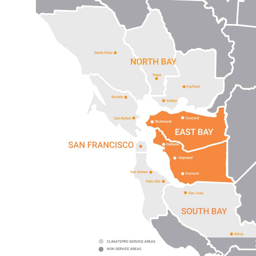 EAST BAY PAGE MAP