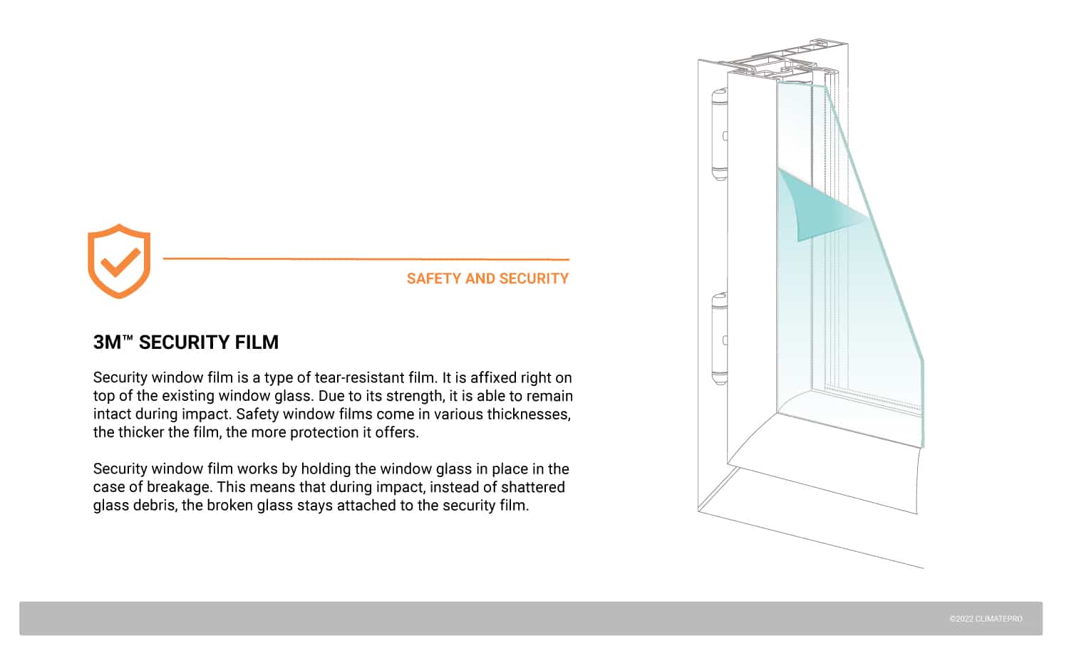 Learn How Security Window Film Works from ClimatePro