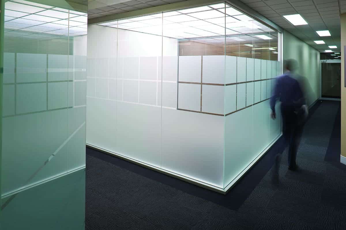 One of examples what window film can do - commercial use.