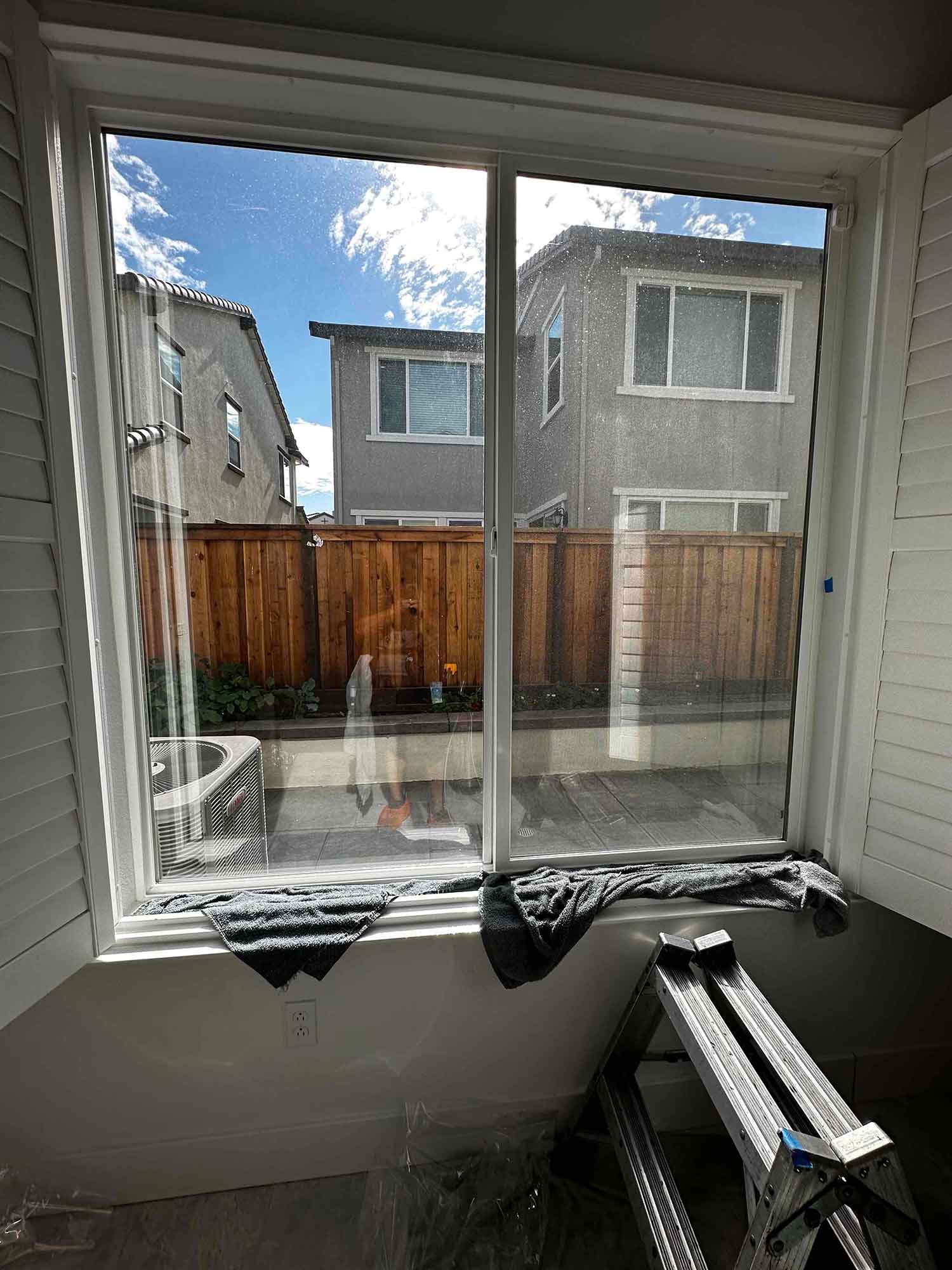 ClimatePro installed 3M Safety Window Film and Crimsafe on this Brentwood, CA home.
