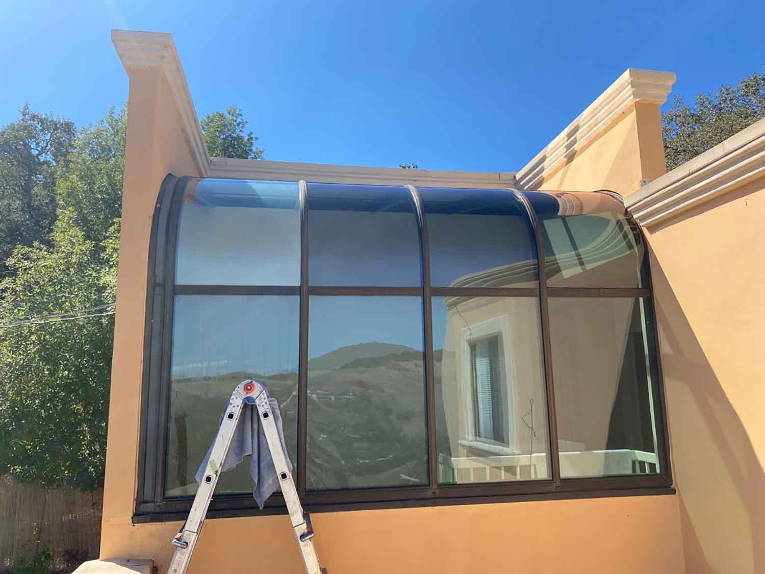 The ClimatePro Team installed 3M Prestige Exterior Window Tint on this home in San Anselmo.