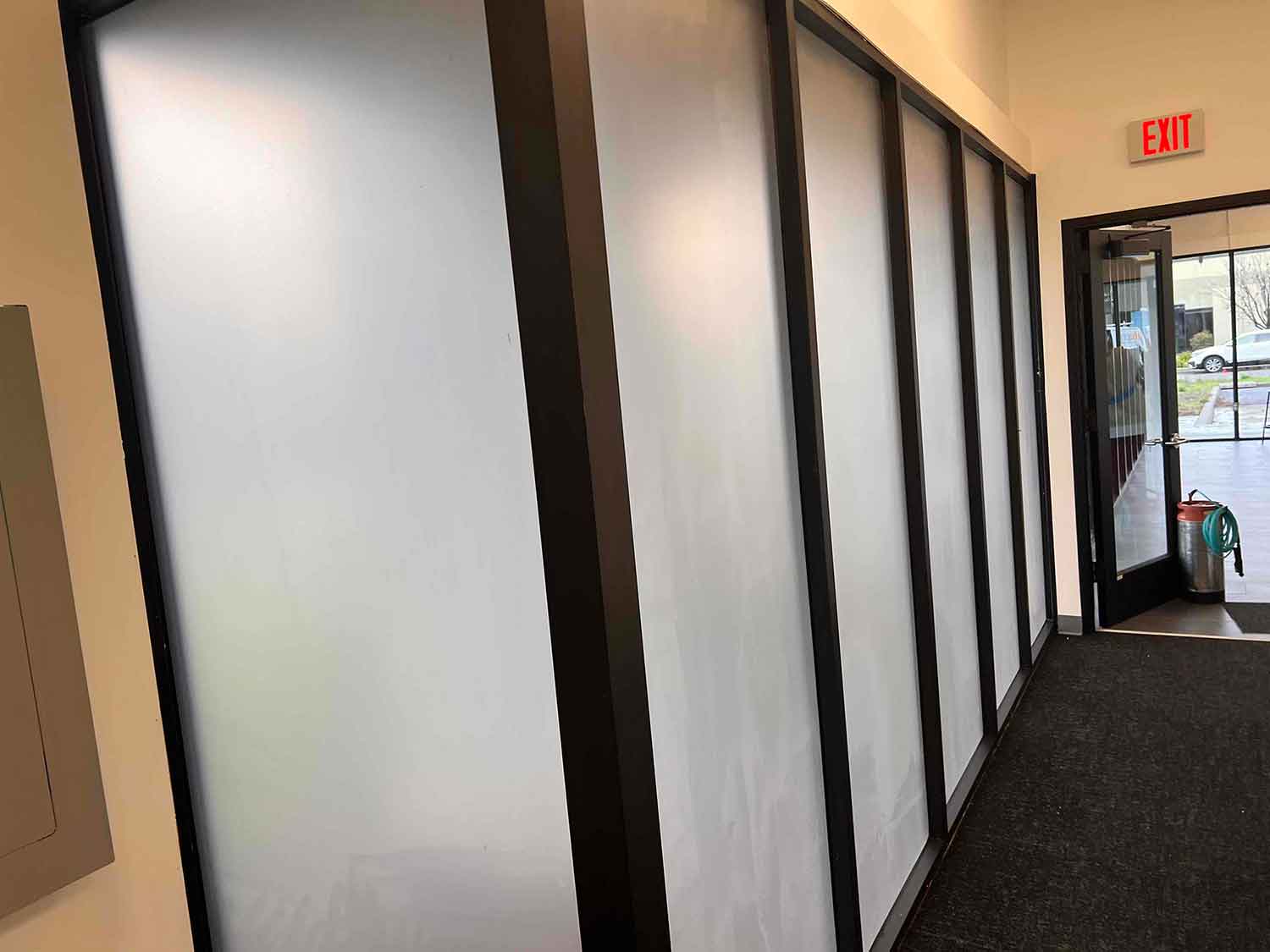 ClimatePro installed 3M Privacy Window Tint in this Santa Rosa, CA office.