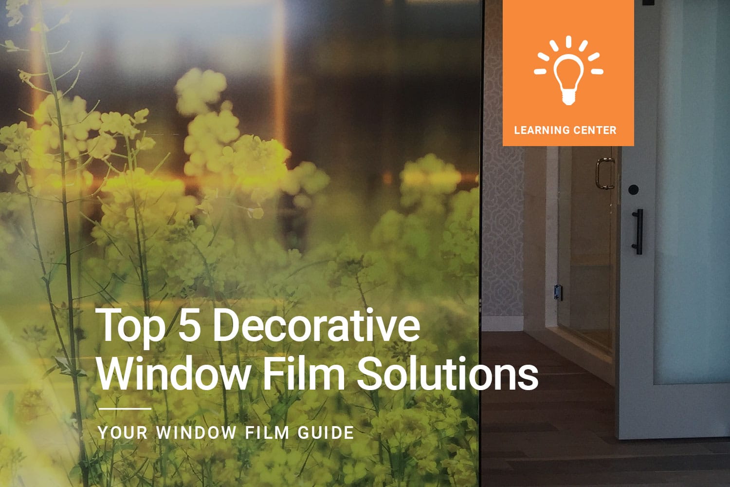 Top 5 Decorative Window Film Solutions