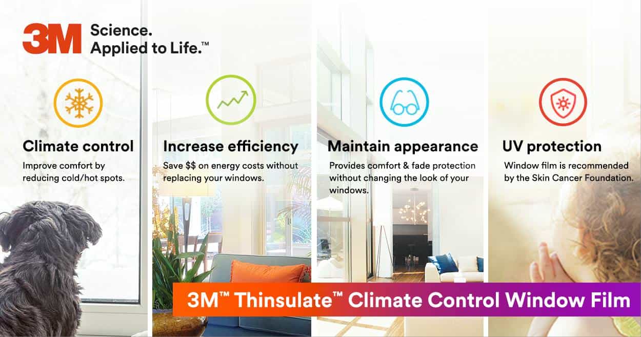 Upgrade the Glass of Your Existing Windows with 3M Thinsulate