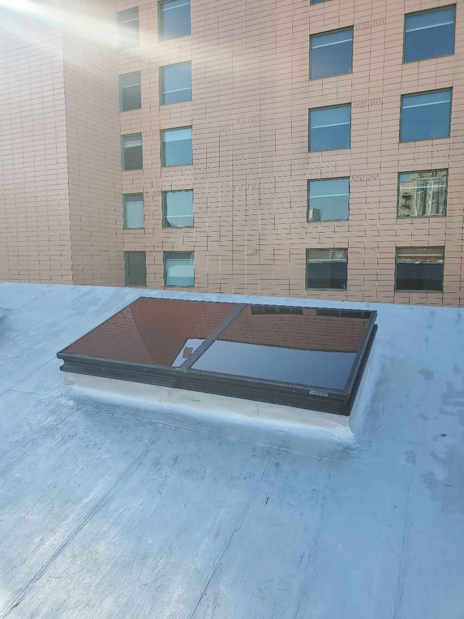 ClimatePro installed 3M Exterior window tint on these skylights in San Francisco.