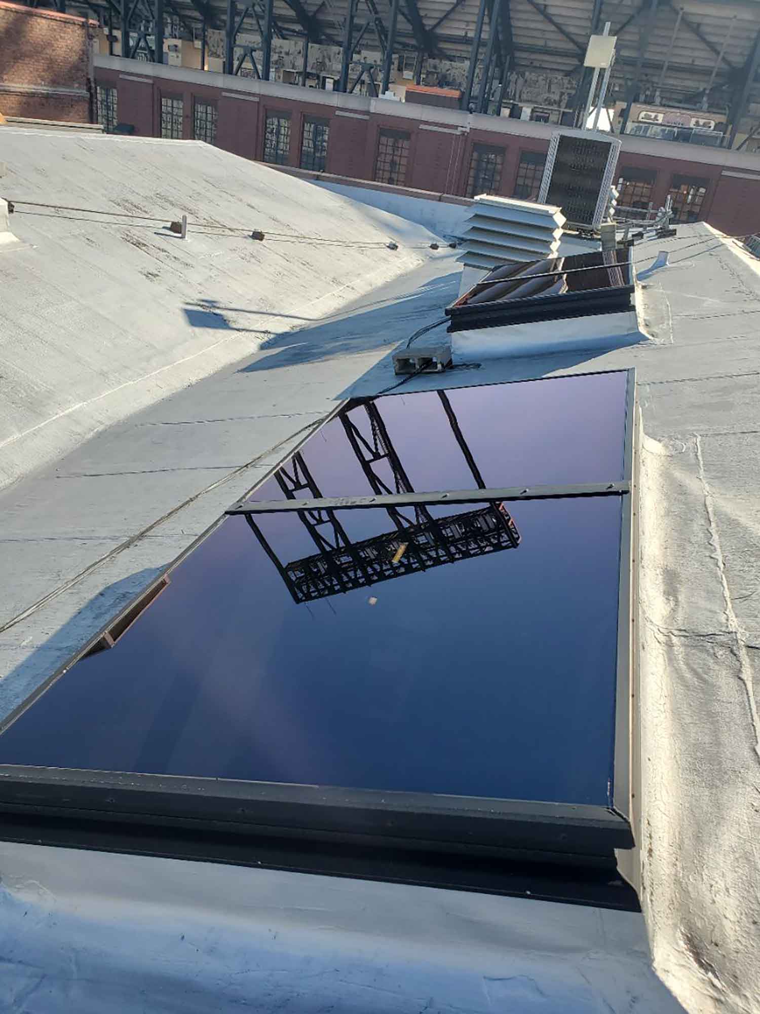 ClimatePro installed 3M Exterior window tint on these skylights in San Francisco.