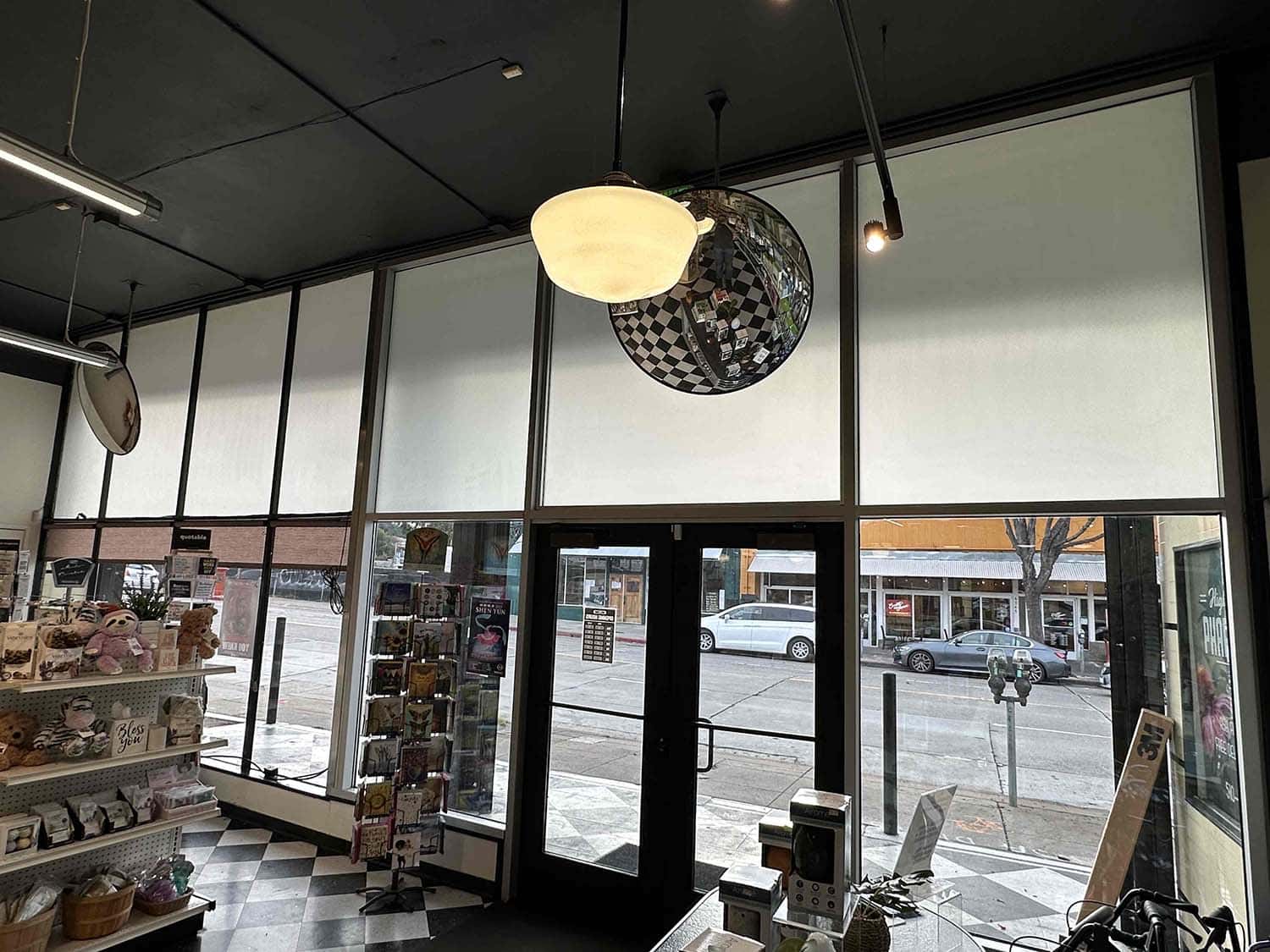 Frosted Window Film Transforms an Oakland, CA Shop, installed by ClimatePro.