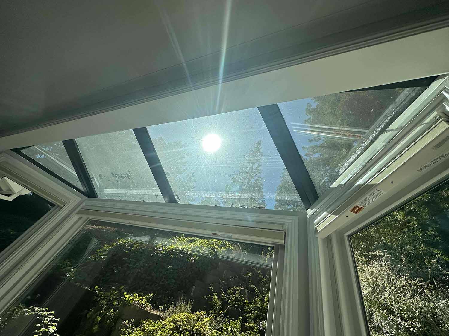 Sun Control Window Film for Skylights, installed by ClimatePro. Get a free estimate throughout the San Francisco Bay Area.