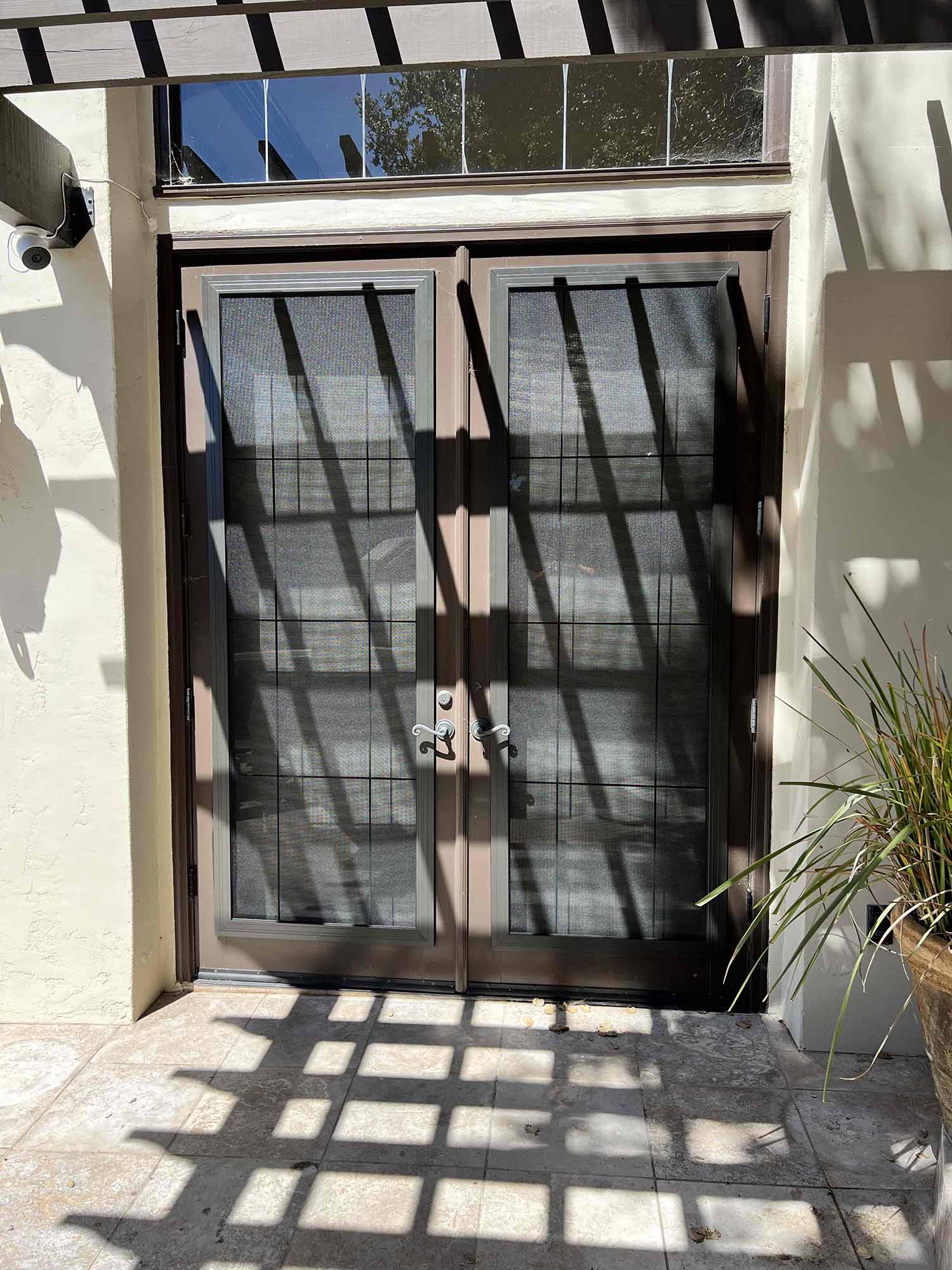 A San Jose Home Gets Crimsafe Security Screens. Installed by ClimatePro.