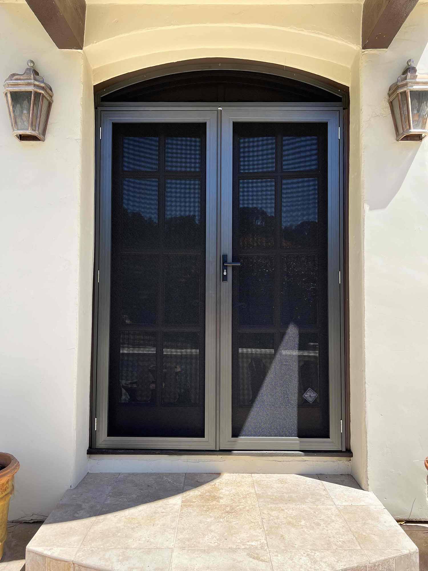 A San Jose Home Gets Crimsafe Security Screens. Installed by ClimatePro.