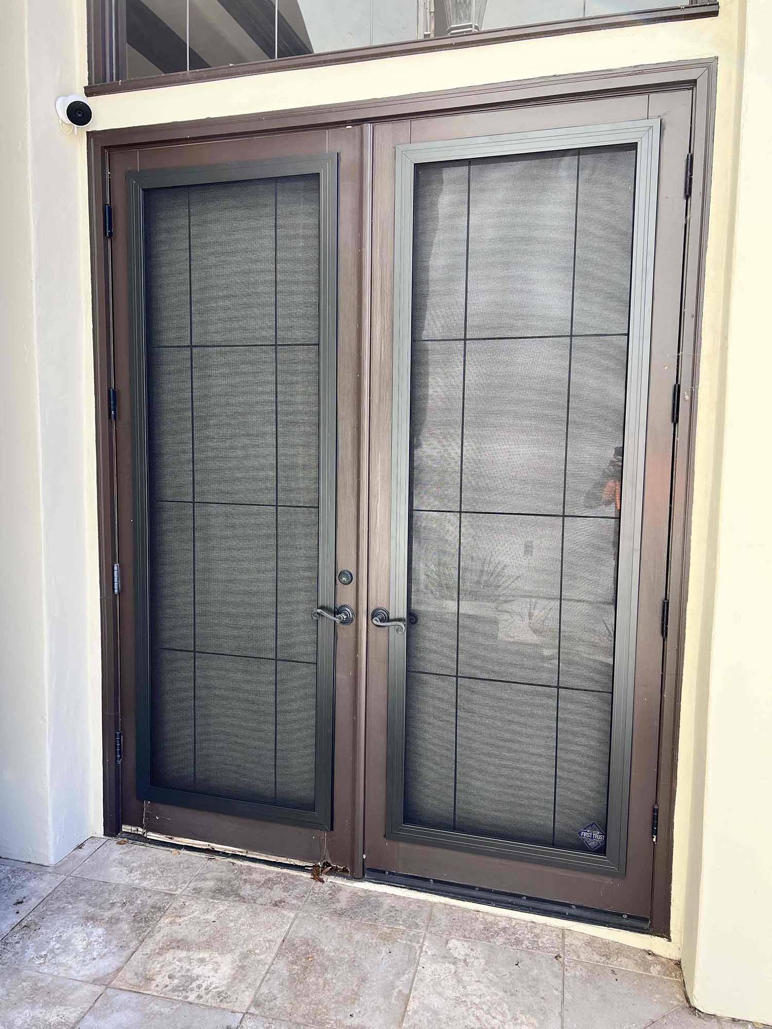 A San Jose Home Gets Crimsafe Security Screens. Installed by ClimatePro.