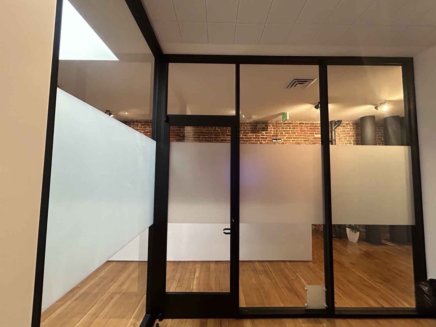 How To Get Frosted Privacy Window Film For Your San Francisco Office. Get a free estimate from ClimatePro.
