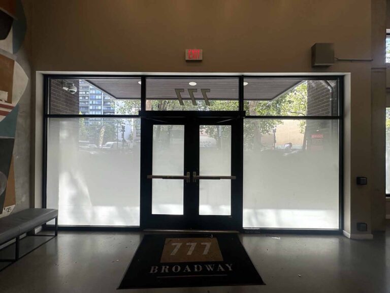 7 Oakland Custom Frosted WIndow Film ClimatePro Commercial