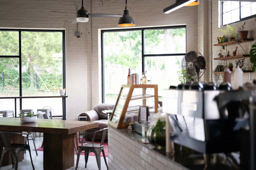 A coffee shop in a more comfy place with 3M Window Film.
