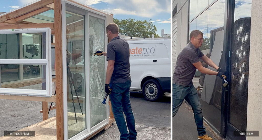 What is the best security window film ClimatePro Forced Entry