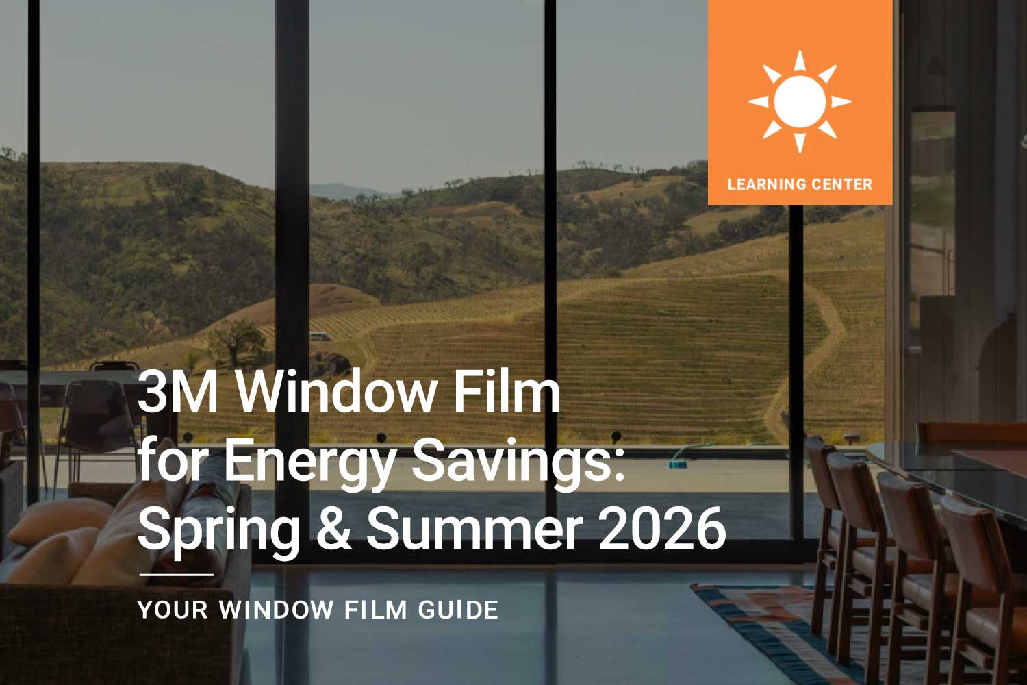 1 Spring Summer Energy Savings 3M Window Film ClimatePro